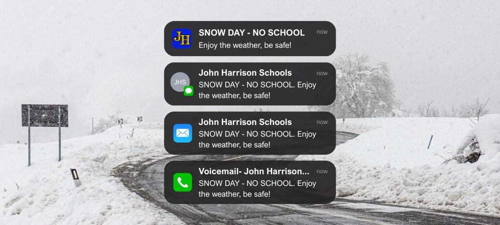 Emergency alert notification on mobile phone