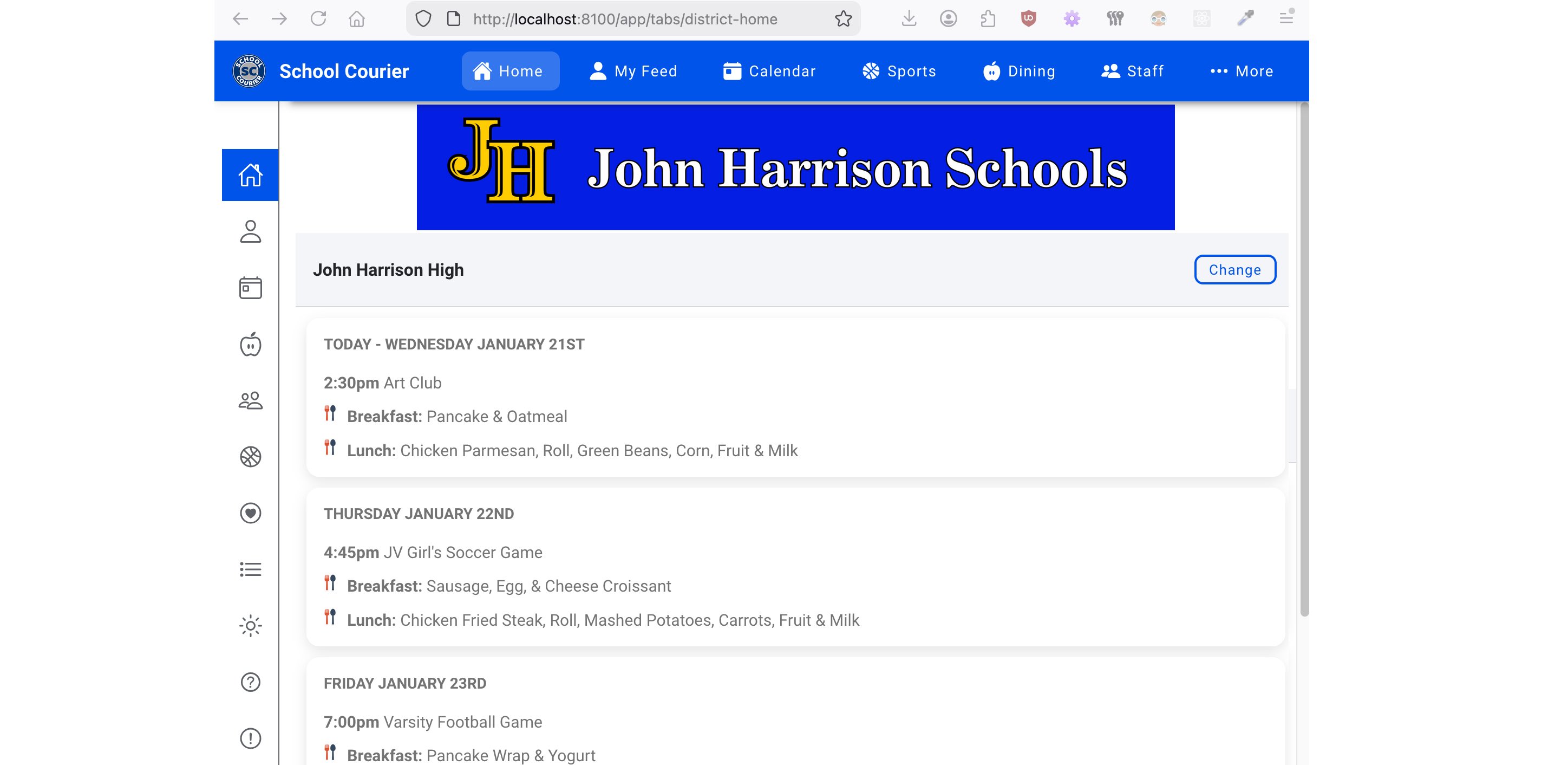 Web app access on desktop and mobile